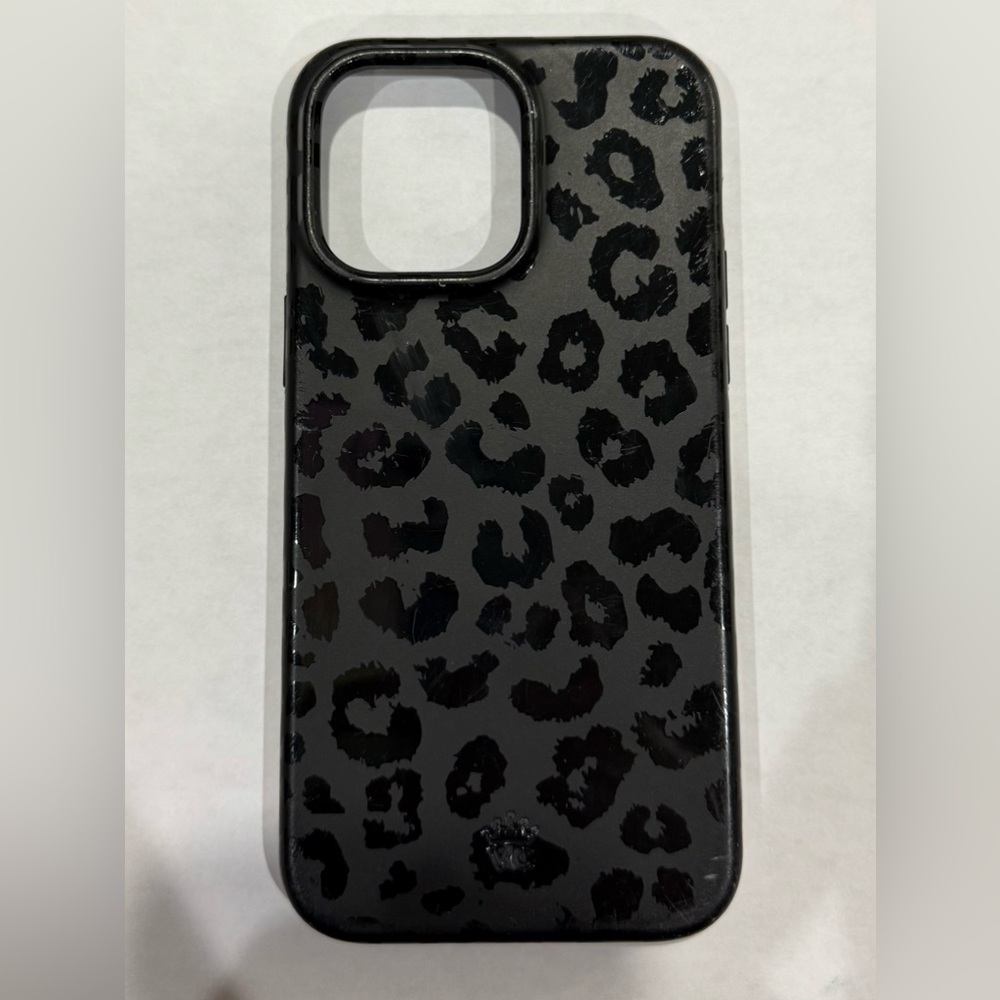 Velvet Caviar - Black Leopard iPhone Case - iPhone 14 Pro Max